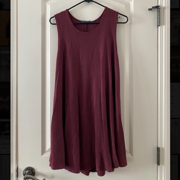 Brandy Melville Burgundy Dress - Picture 1 of 2